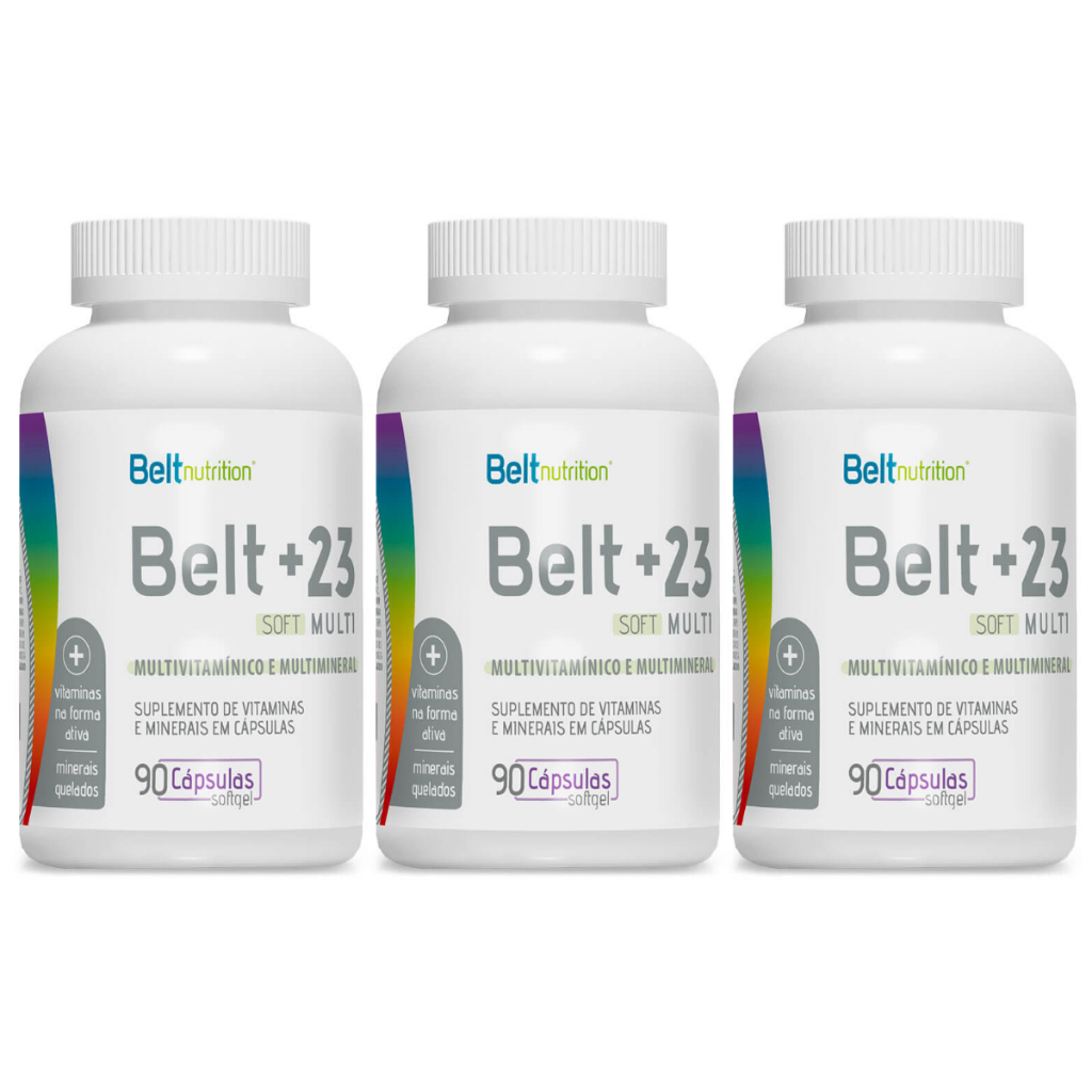 Kit 3 Belt Multi +23 Soft Multivitaminico e Multimineral Vit