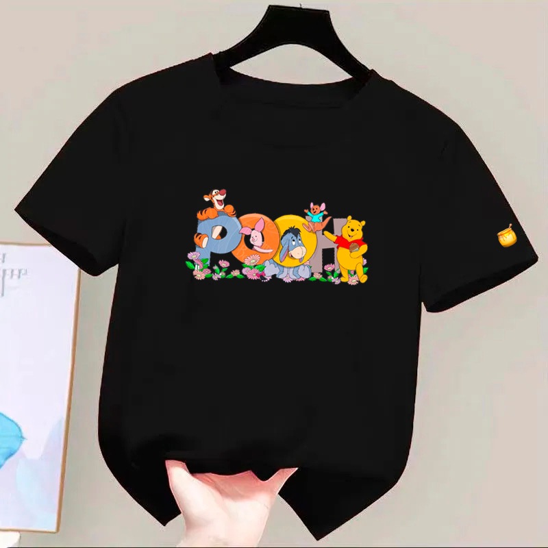Camiseta Infantil Estampada Ursinho Pooh Estampa Diferenciada em Oferta na Shopee