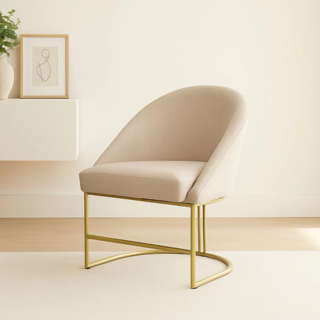 Cadeira Lua Base de Ferro Mesa de Jantar - Kasa Alb Móveis em Oferta na Shopee