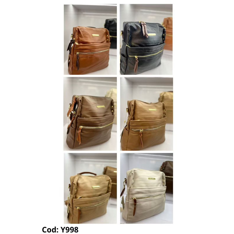 Detalhes do pavão de ouro bolsa mochila feminina transversal lançamento