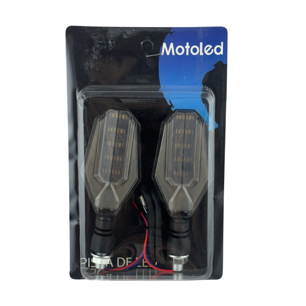 Pisca de LED Universal Esportivo MotoLED – Par com Luz Vermelha e Amarela em Oferta na Shopee