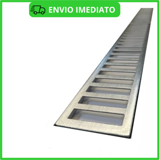 ralo linear 6x48cm grelha em alumínio ( somente a grelha )  rr grelhas em Oferta na Shopee