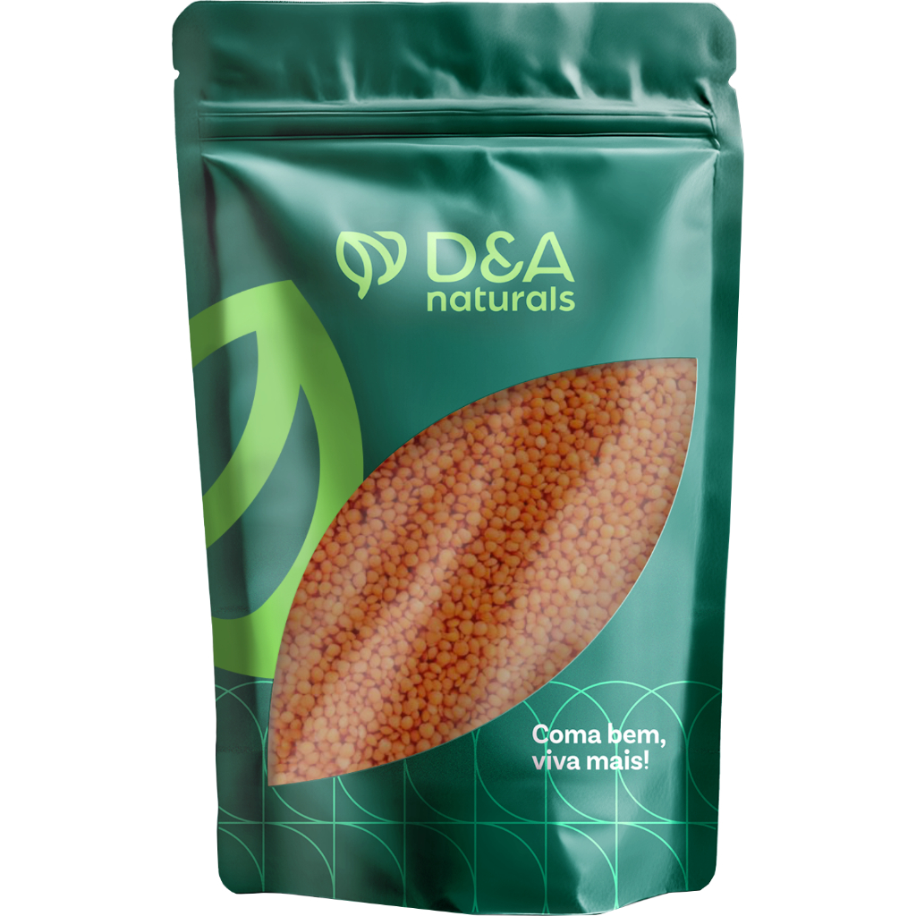 Lentilha Vermelha 1kg D&A Naturals ! em Oferta na Shopee