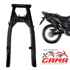 BALANÇA SUSPENÇÃO TRASEIRA NXR BROS 125/150/160 FREIO A TAMBOR PRETA OU CINZA MOFARDINI