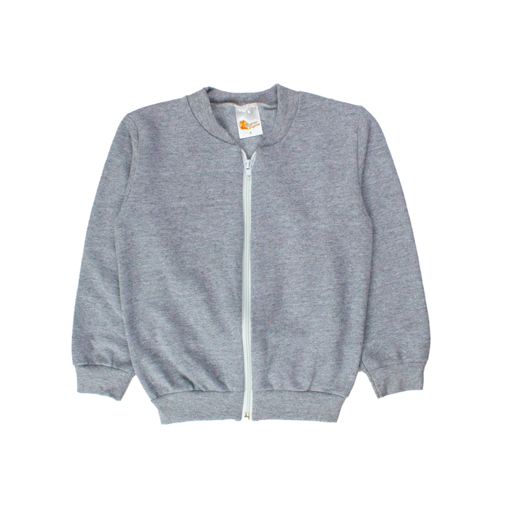 Moderna Fashion Jaqueta Infantil Menino Moletom Felpado Varias Cores Lisas