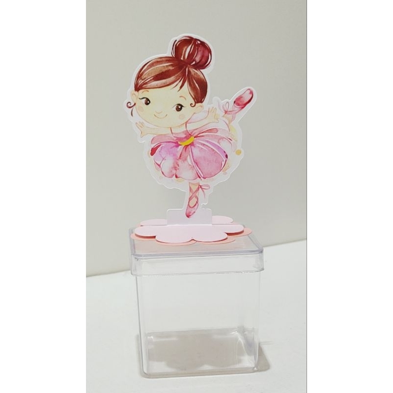 Kit Aplique 3D Tag Personalizada Bailarina Aplique em pé, Festa, Lembrancinha, Envio Imediato