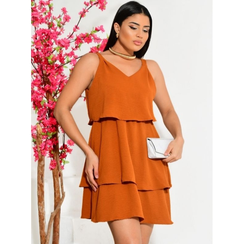 Vestido Feminino Babados Estilo Boho na Black Friday 2025 | BuscaProdutos