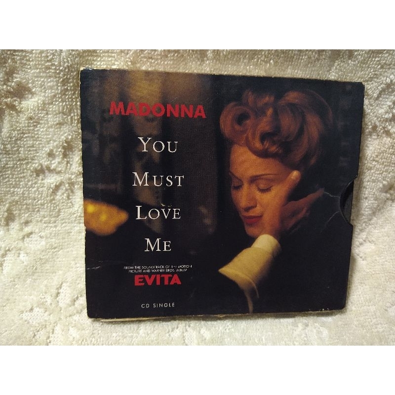 Cd Single Madonna You Must Love Me - Evita