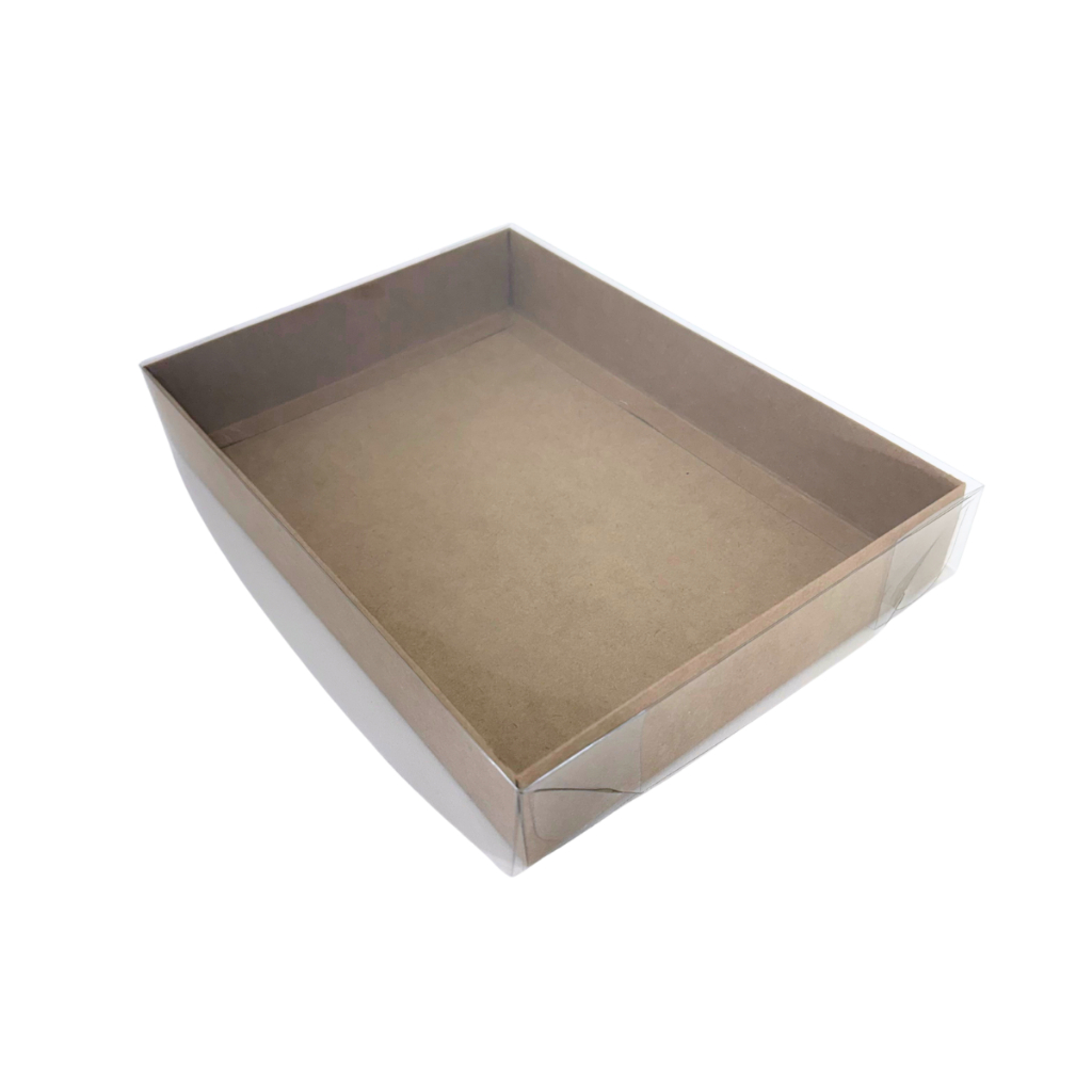 10 Caixas Retangular Com Tampa Acetato P/ Presente - 24,5x17,5x4cm em Oferta na Shopee