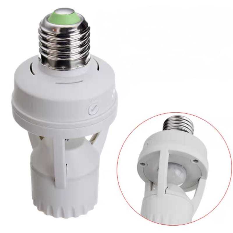 Sensor De Presença Bivolt E 27 Para Lâmpada Com Sensor Movimento-Qualidade