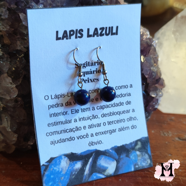 Brinco Pedra Lapis Lazuli: Onde Comprar | BuscaProdutos