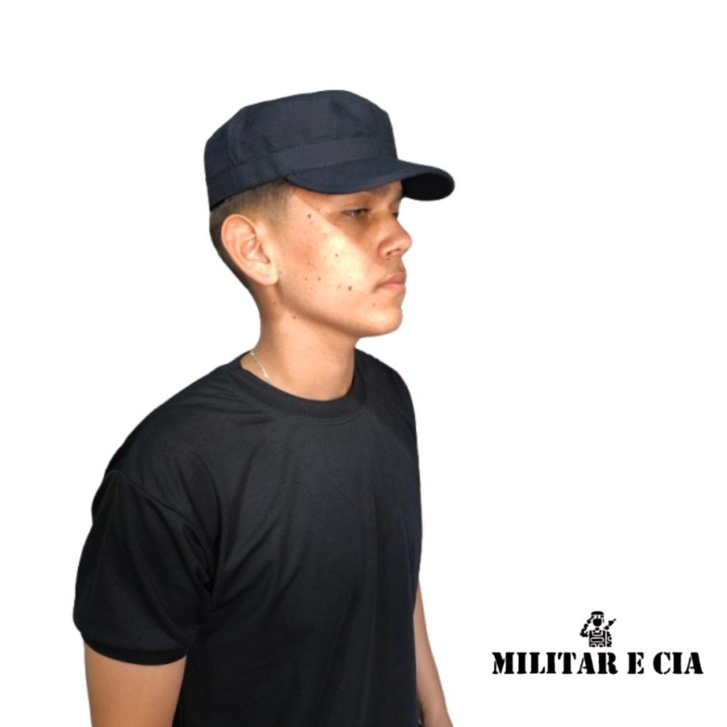 Gorro Pala Dura Militar Azul Noturno