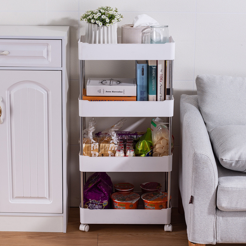 Organizador Móvel de 4 Níveis Multiuso Com Rodinhas em Oferta na Shopee