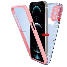 Capa Case Frente Verso - Proteção 3 em 1 Motorola Moto G72 G200 E7 POWER E20 E30 E40 G31 E32 G22 G52
