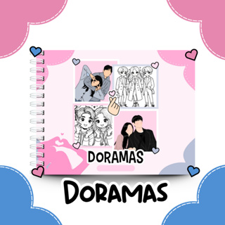 Produto Livro De Colorir Doramas Capa Dura 50 Folhas de 180g em Oferta na Shopee