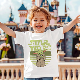 Camiseta infantil Star Wars Logo personagens, Tamanho do 2 ao 16 em Oferta na Shopee