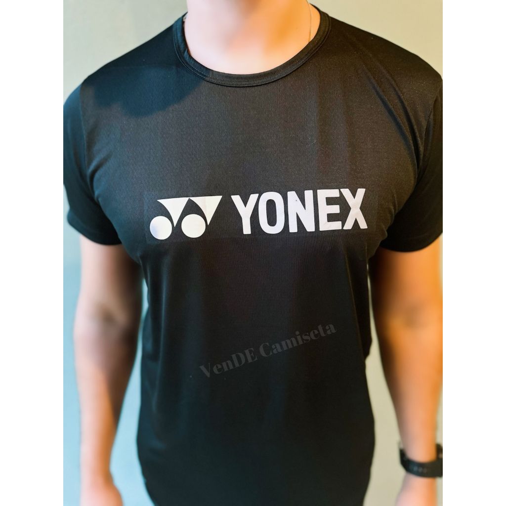 Camisa Camiseta YONEX DRY FIT SPORT Treino Academia TENNIS TÊNIS Pronta Entrega Logo Refletiva Feminino Masculino
