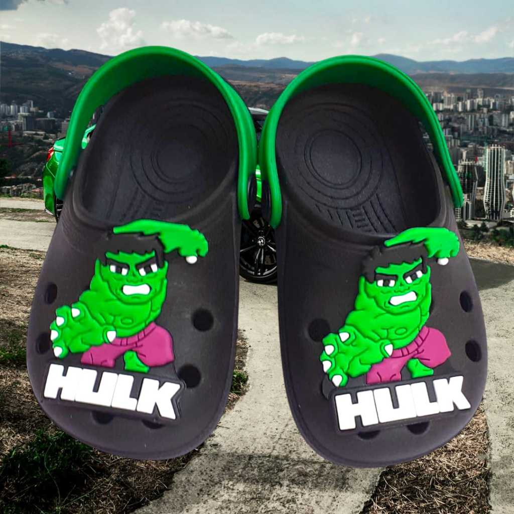 Babuche Infantil Masculino Chinelo Menino Ajustável Antiderrapante Confortável Kids Homem Verde