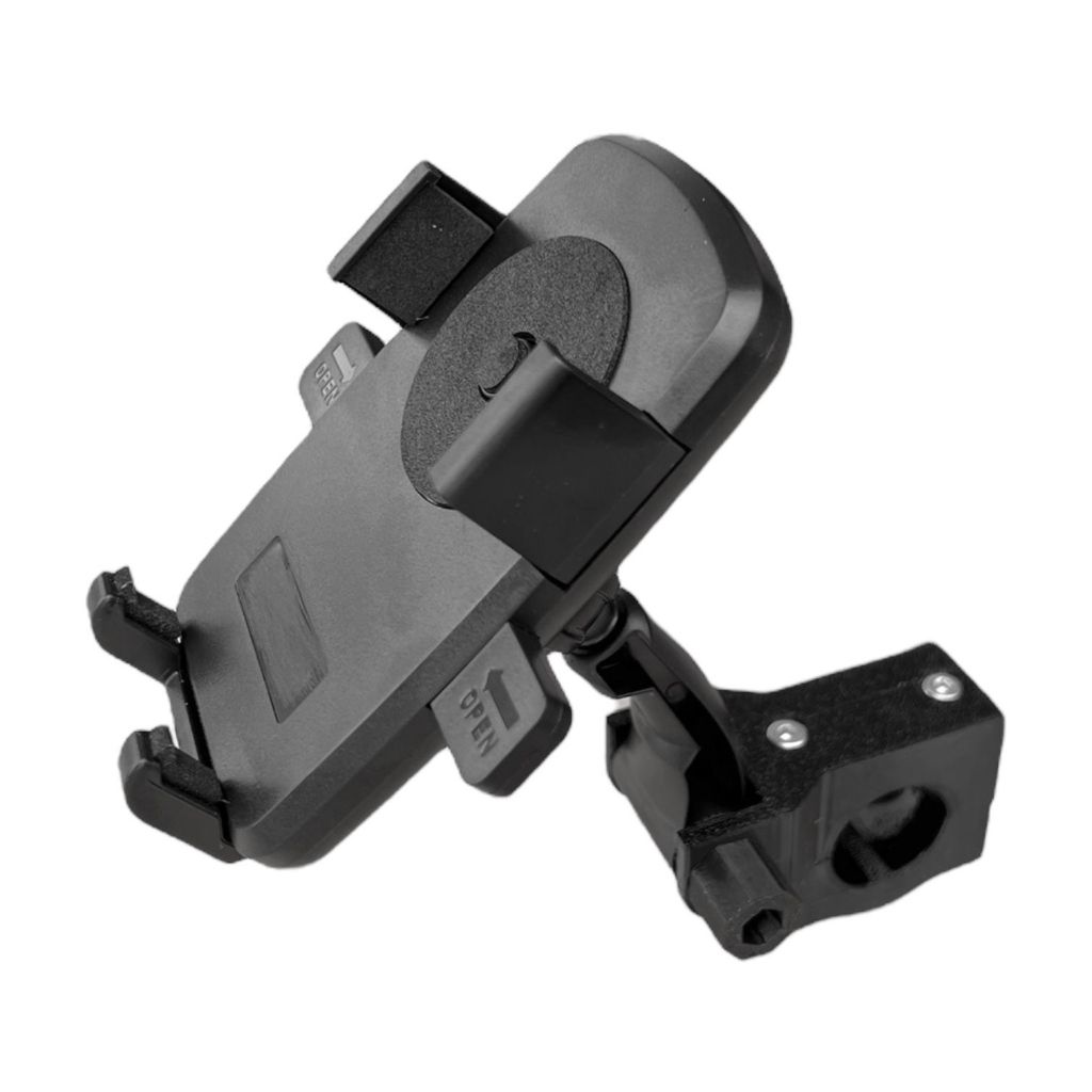 Suporte de celular impressão 3D para guidão universal de moto e bicicleta Entregadores Motoboy