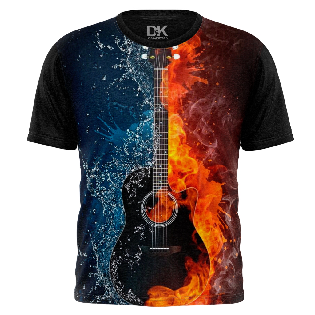 Camiseta Violino Violão Violoncelo  Instrumentos de Cordas