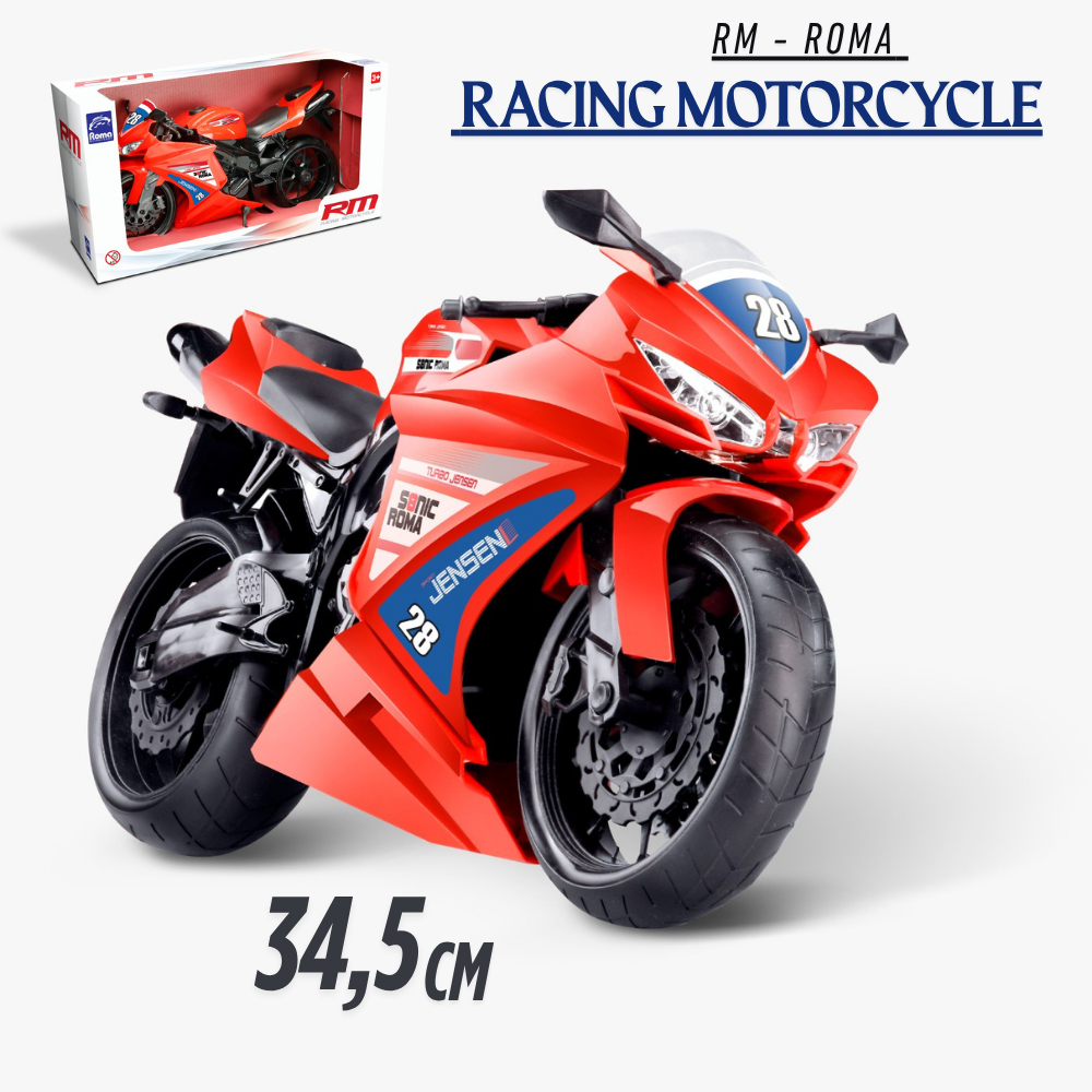 Super Moto de Corrida com 34,5cm RM - ROMA RACING MOTORCYCLE em Oferta na Shopee
