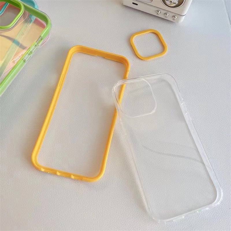 Capa Transparente de Corpo Inteiro para Samsung Galaxy 3 em 1 A02 A03S A72 A70 A52S A52 A01A2 CORE