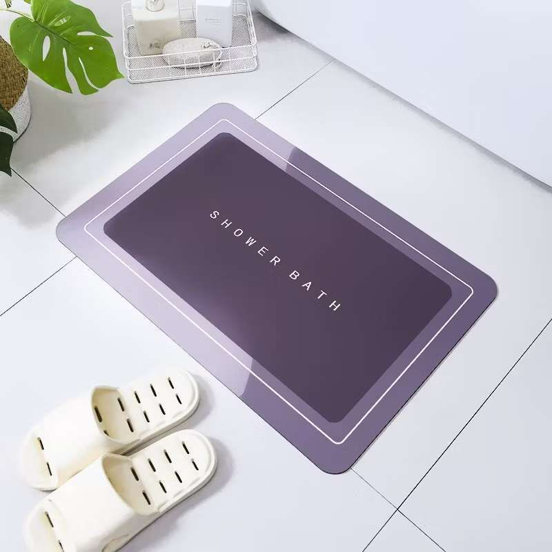 Novidade!!!Tapete(STOWER BATH) De Secagem Rápida Em Microfibra Antiderrapante De Banheiro cozinha casa