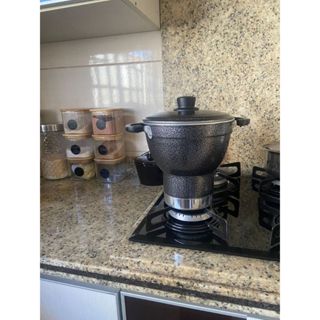 Cuscuzeiro aluminio craqueado Tamanho variados cuscuz nordestino em Oferta na Shopee