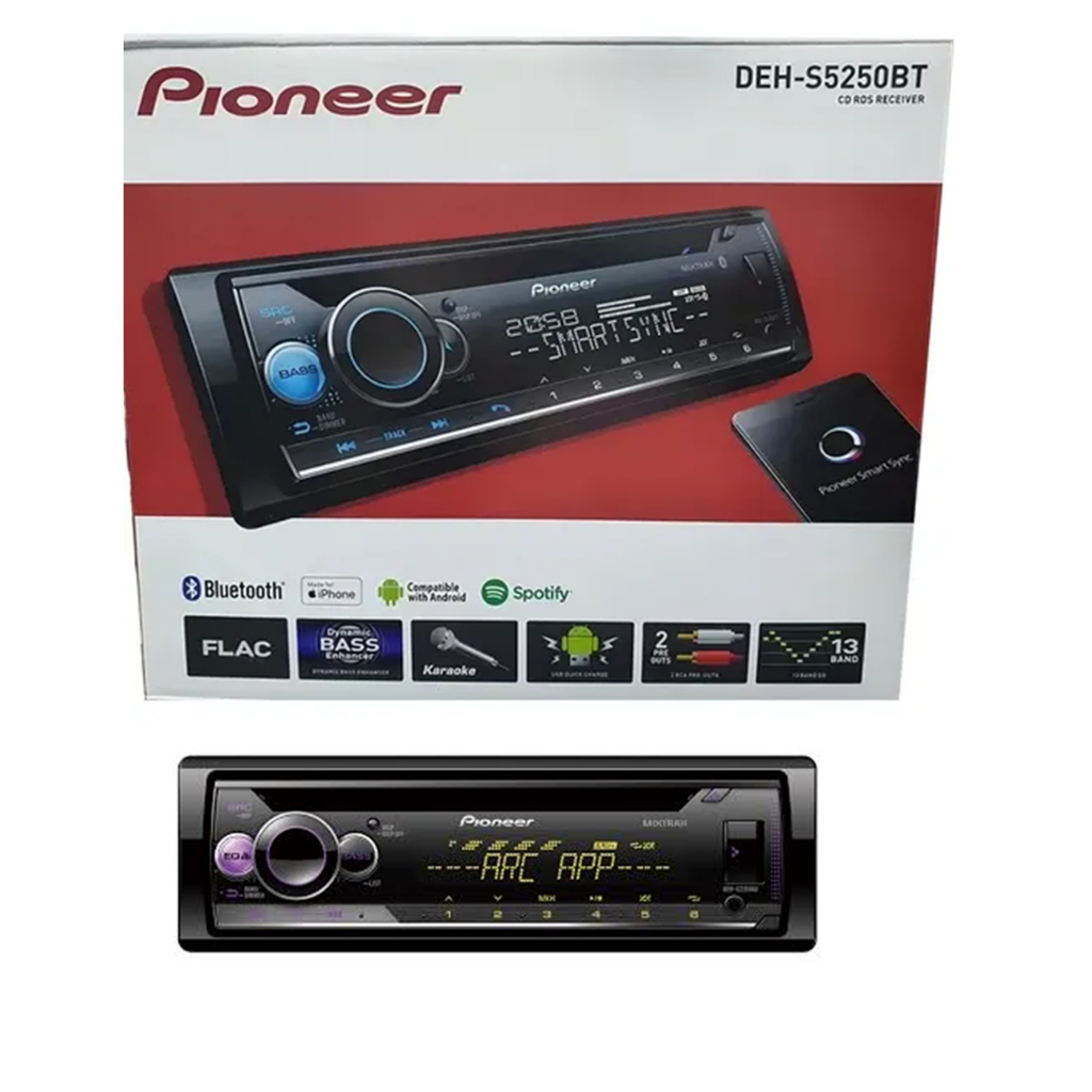 Som Automotivo Pioneer Deh S5250bt importado top  Com Usb E Bluetooth saida de subwoffer