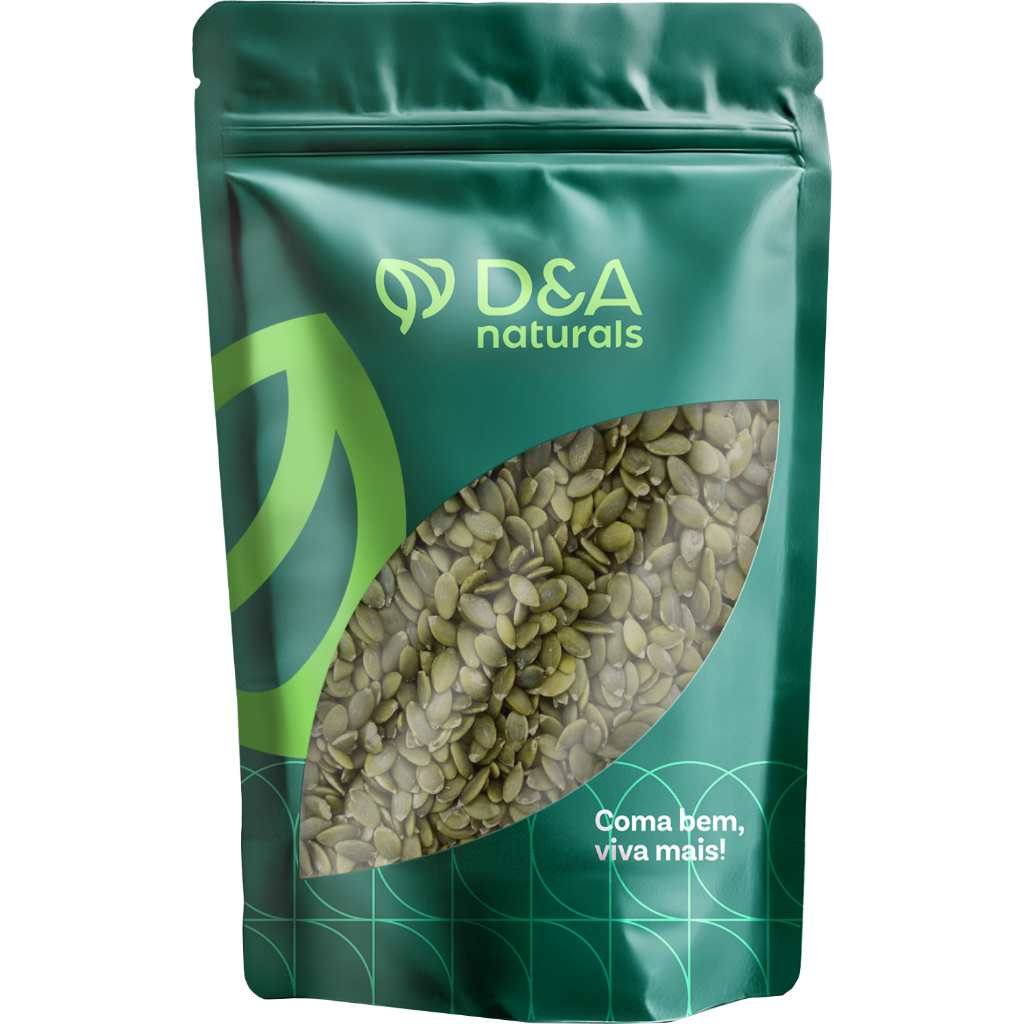 Semente de Abóbora Crua Sem Casca 1kg
