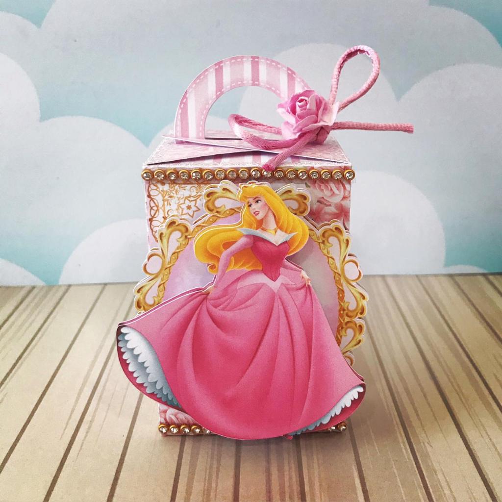 Caixas Personalizada A BELA ADORMECIDA / PRINCESA AURORA  – Lembrancinha / Aniversário