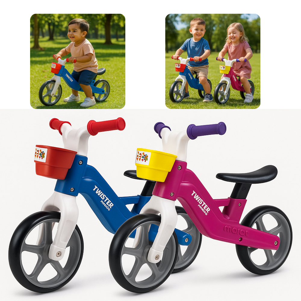 Bicicleta Infantil Sem Pedal Equilíbrio Bike Banco Ajustável Leve Resistente Brinquedo Criança Educativo