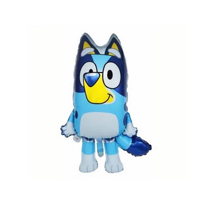 Kit 10 Balões Metalizados Bluey E Bingo Corpinho - 74cm