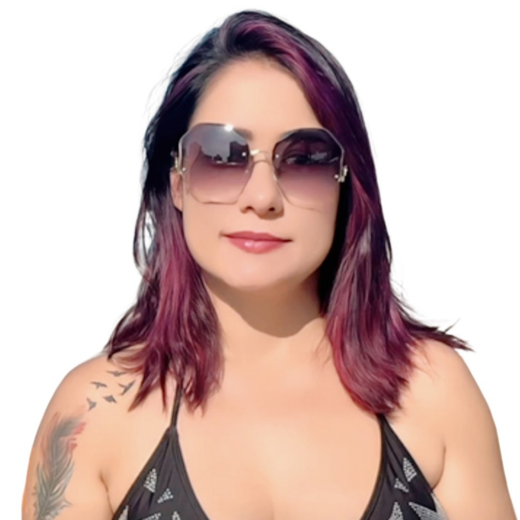 Óculos de Sol Feminino Oversized Luxo Lente Degradê UV400 – Armação Transparente Estilosa 9