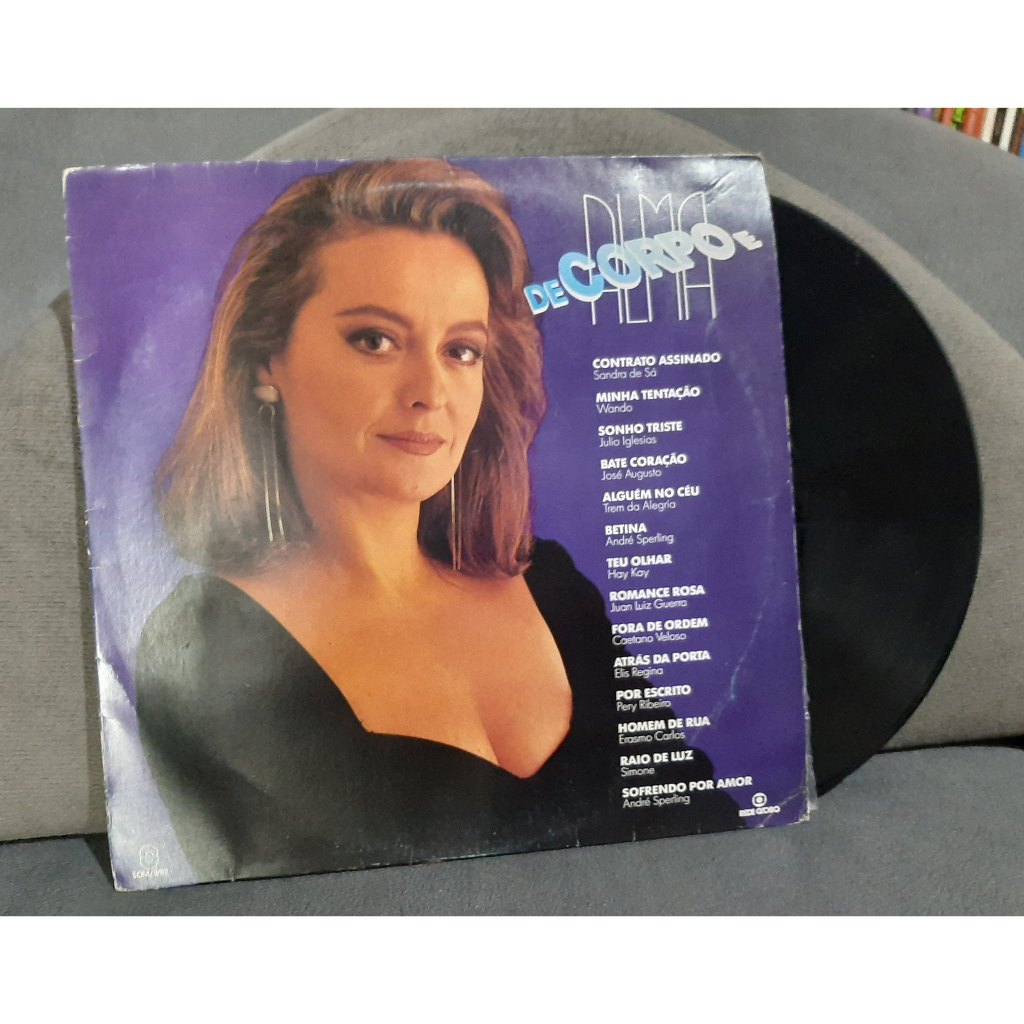 Lp De Corpo e Alma Nacional - Tema de Novela - Disco de Vinil