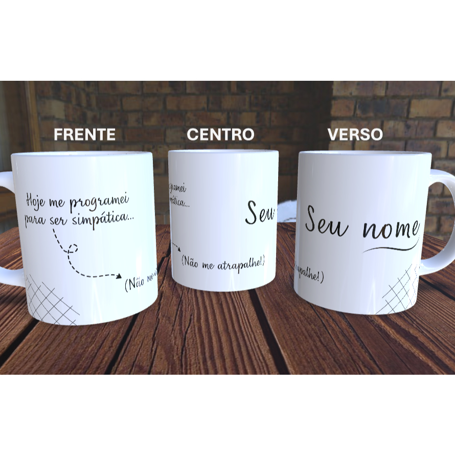 Caneca Personalizada com Frases Engraçadas – Presente Criativo e Irônico