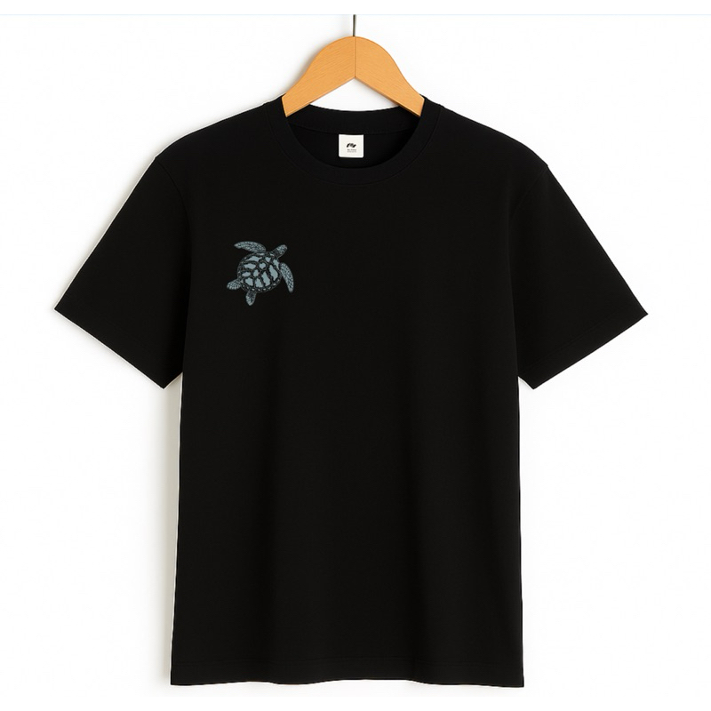 Camisa Unissex Estilo Casual com Estampa de Tartaruga
