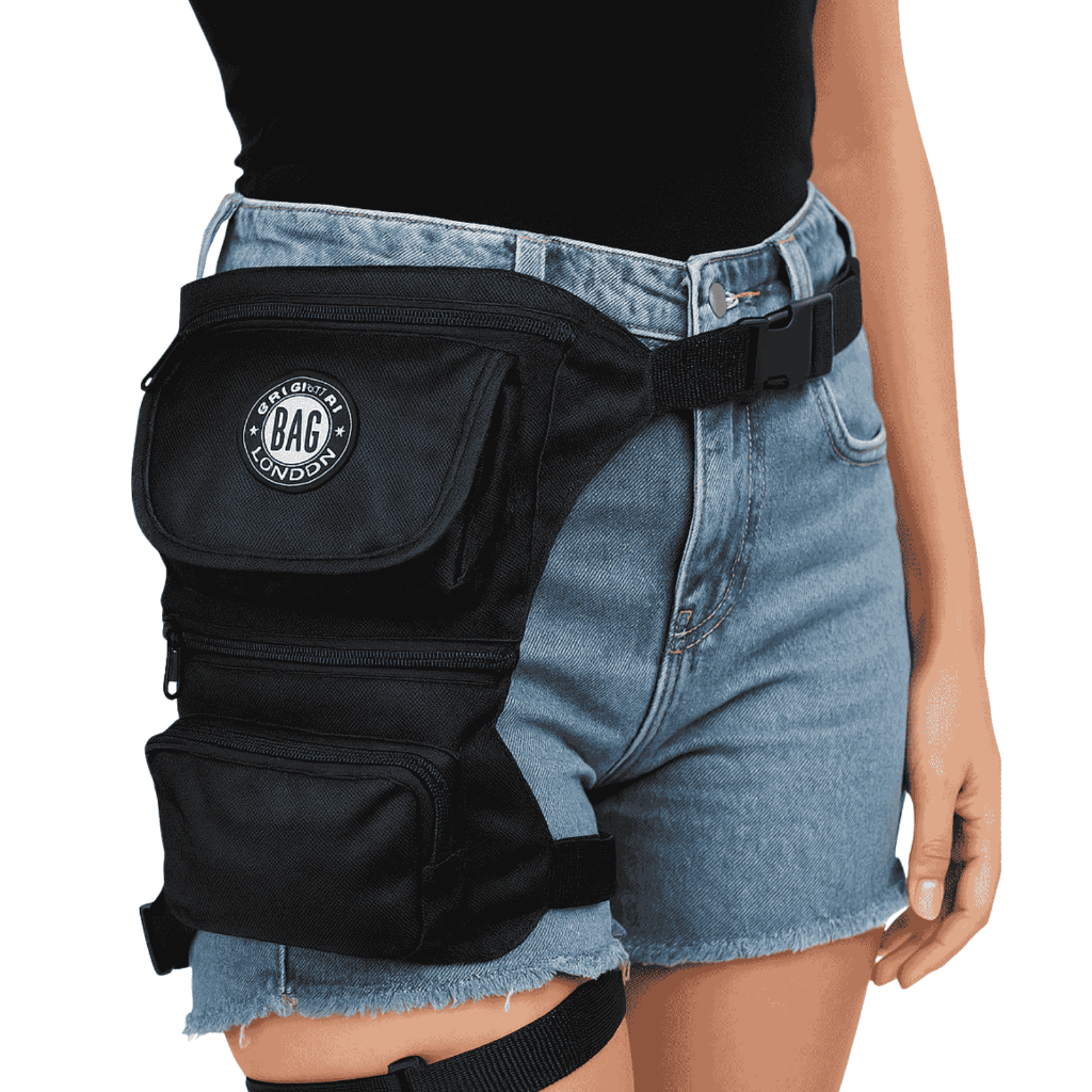 Pochete De Perna Bag Pochete Multiuso Motoboy Pescaria Camping polchete em Oferta na Shopee