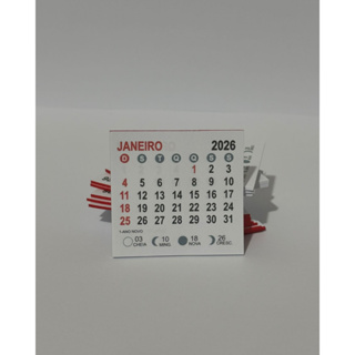 Mini Calendário 2026 | 100 Unidades | Bloco 5x5 cm em Oferta na Shopee