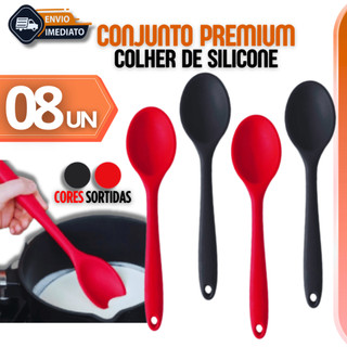 Colheres de Silicone Resistentes ao Calor Cozinha não Risca Panelas para Cozinha Variáveis Utilidades