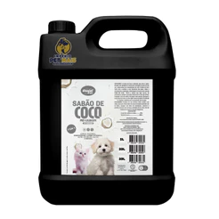 Shampoo Pré lavagem Limpeza Profunda Coco Para Cachorro E Gato Genial 5L