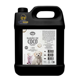 Shampoo Pré lavagem Limpeza Profunda Coco Para Cachorro E Gato Genial 5L