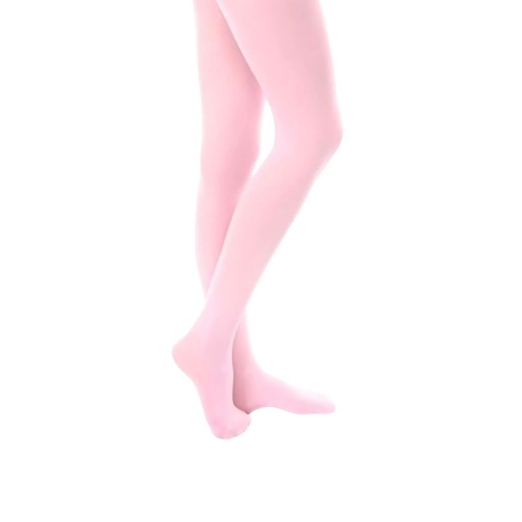 Meia-Calça Rosa Fio 40 1°linha Uniforme de Ballet, Dança e Dia a Dia Infantil e Adulto 0 ao 48 Ballet Magia