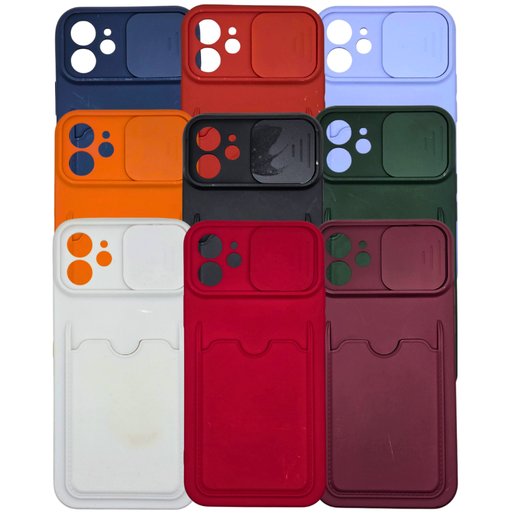 Capa Porta Cartão CPCIP12 Capinha Case Iphone 12 Apple Protetor de Camera Resistente Cores Diversas em Oferta na Shopee