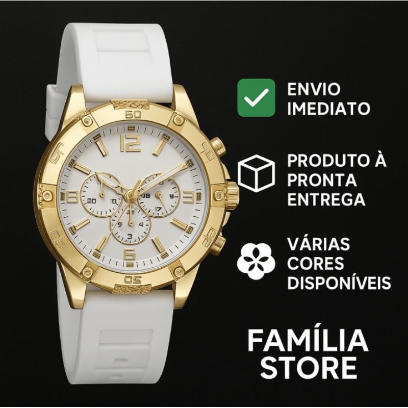 Relógio Masculino Luxo Moderno | Relógio de Pulso | Presente Dia Dos Pais| Pulseira Premium