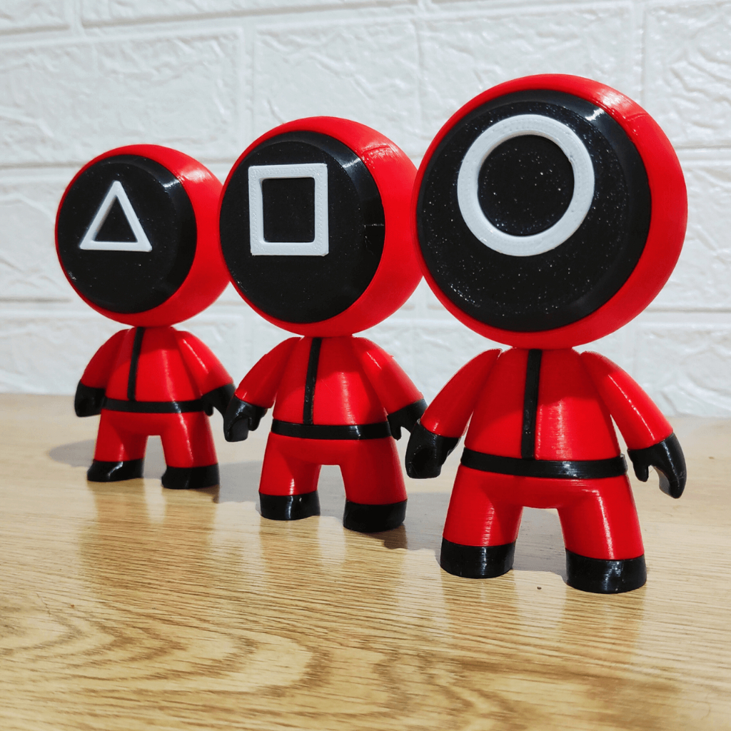 Boneco Round 6 Squid Game - Action Figure Geek Itens Colecionáveis 3D em Oferta na Shopee