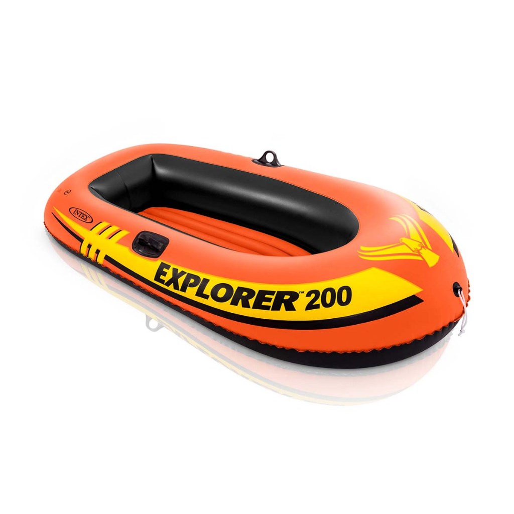 Bote Inflável Mar Piscina Lago Represa Rio Explorer 200 95kg - Intex Oficial Brasil em Oferta na Shopee