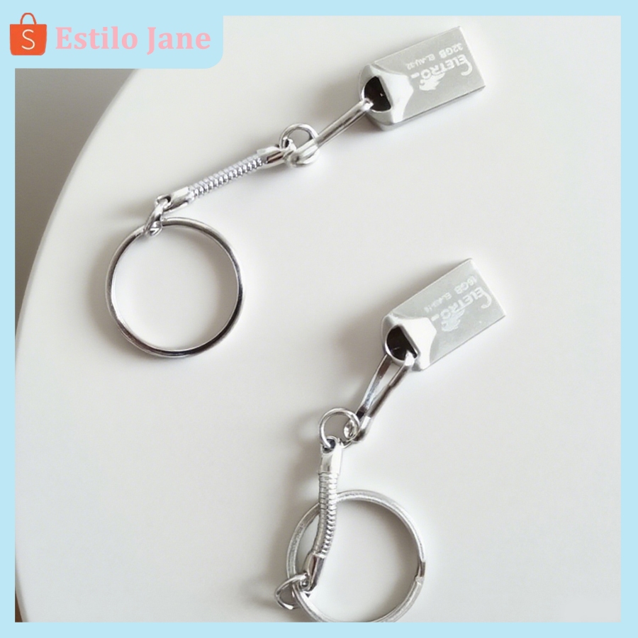 O disco de memória de metal de alta velocidade com chip USB é compatível com telefones celulares e laptops em Oferta na Shopee