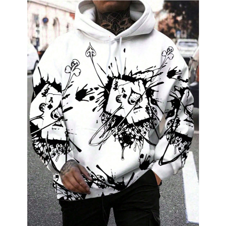 Blusa Moletom Masculino Chave Baralho Premium em Oferta na Shopee