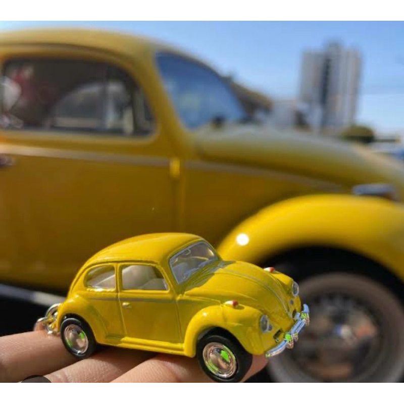 Chaveiro Fusca Miniatura modelo 1964 escala 1:64 a fricção original